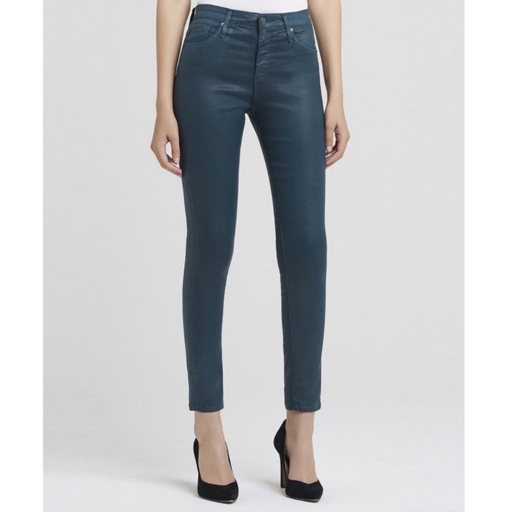 *NEW* AG Adriano goldschmied the Farrah smoking ankle high rise sateen pants 25